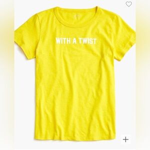J. Crew 'with a twist' tshirt